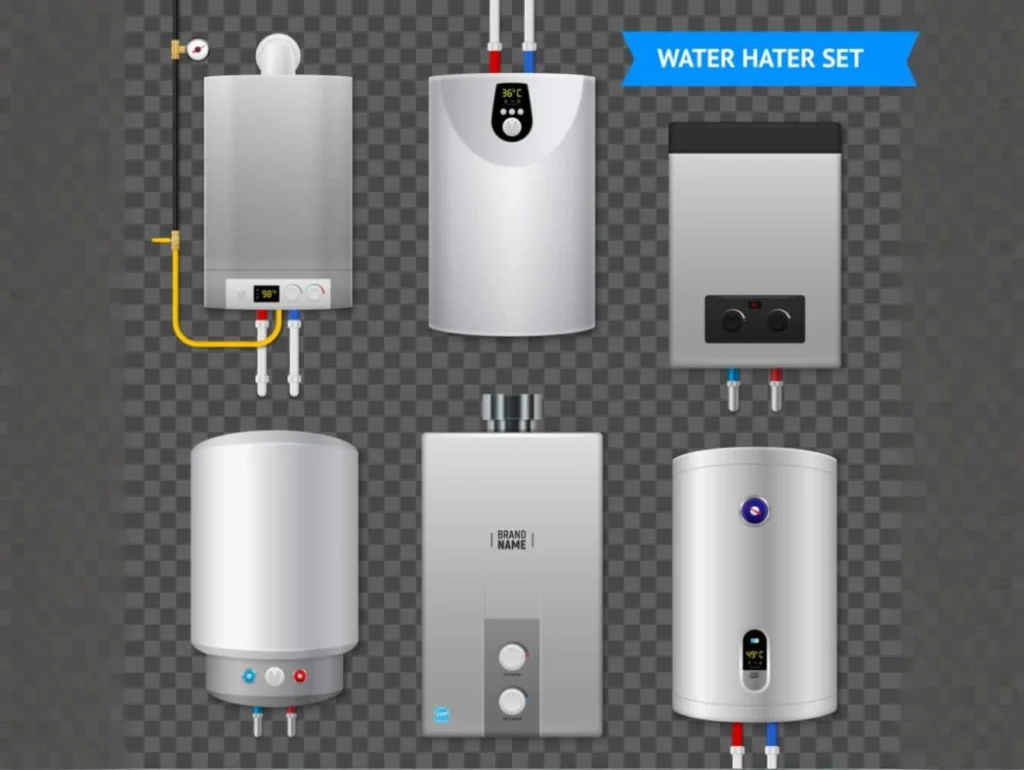Technician installing various types of water heaters in a residential Dubai property