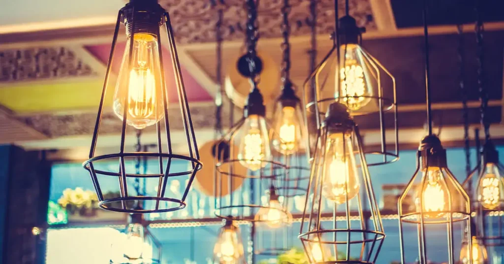 Modern LED light installation in a Dubai home interior