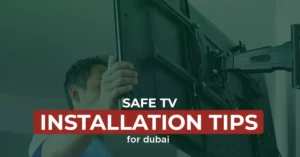 TV installation safety tips for homeowners - secure mounting and setup