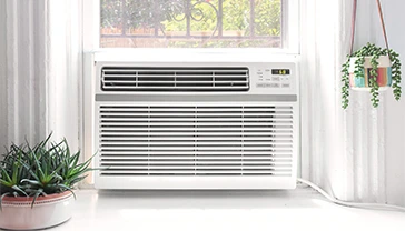 Window air conditioner setup