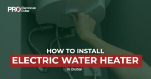 how to install electric water heater in dubai